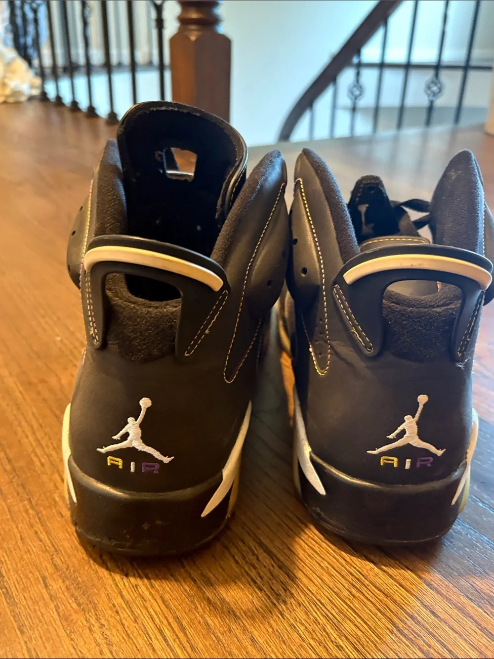 Air Jordan laker 6s size 12 worn in good condition no box